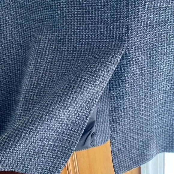 Jos A Bank 100 % wool black and gray single rear vent men’s sport coat 48R - Picture 8 of 9